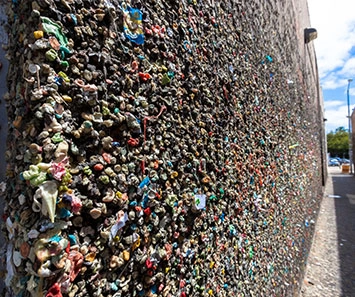 Visiting Bubblegum Alley in San Luis Obispo